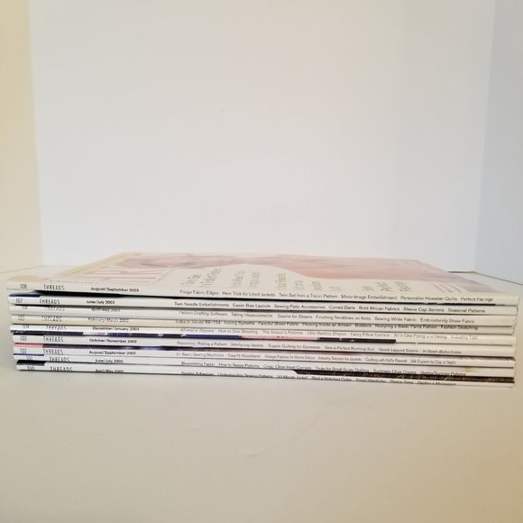 7, years 2002-2003, Threads Magazines, #100-108 issues. - Picture 2 of 7